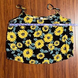Sunflower flowy top